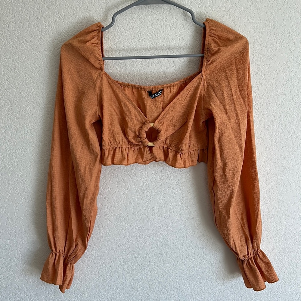 Shein thin long sleeve cute crop - Picture 1 of 3